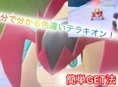 3分で分かる色違いテラキオン！簡単厳選！