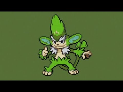 ［マイクラ］黙々とヤナッキーを作る［ポケモンドット絵］