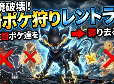 幅広い技範囲、環境上位に勝スピードこれ【レントラー】が解決します。