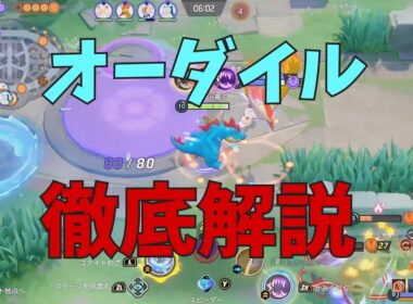 【14KO】過去最弱と噂のオーダイルの技や仕様を徹底解説！の巻【ポケモンユナイト】【詳細解説1146】