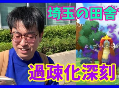 【ポケモンGO】過疎化超深刻!?埼玉の田舎でシャドウエンテイレイドデイやってみた！