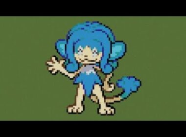 ［マイクラ］黙々とヒヤッキーを作る［ポケモンドット絵］