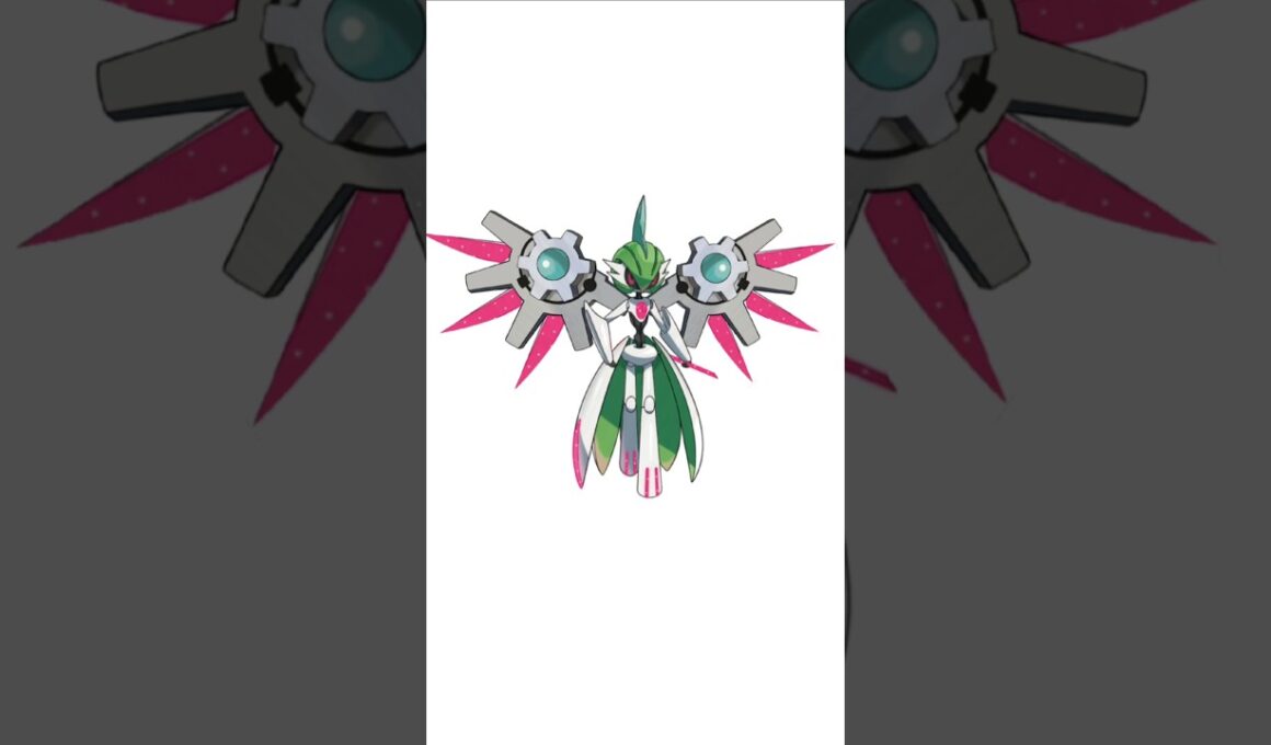 テツノブジン＋ギギギアル。機械天使　#ポケモンフュージョン #新メガ進化 #色違いポケモン #伝説のポケモン #改造ポケモン