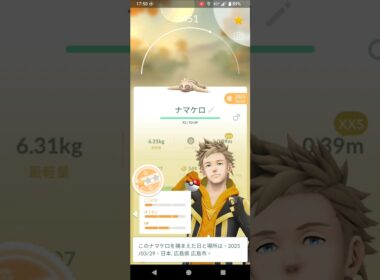 ポケモンGO　ナマケロ　XXSサイズ