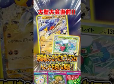 CL愛知直前！最新のシロナのガブリアスexのトレンドを解説♪【ポケカ】