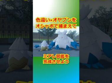 色違いオヤブンをオシャボで捕まえてミアレ図鑑を完成させたい！Part 68 ユキノオー編  #ポケモンza  #ポケモン #色違い #ユキノオー