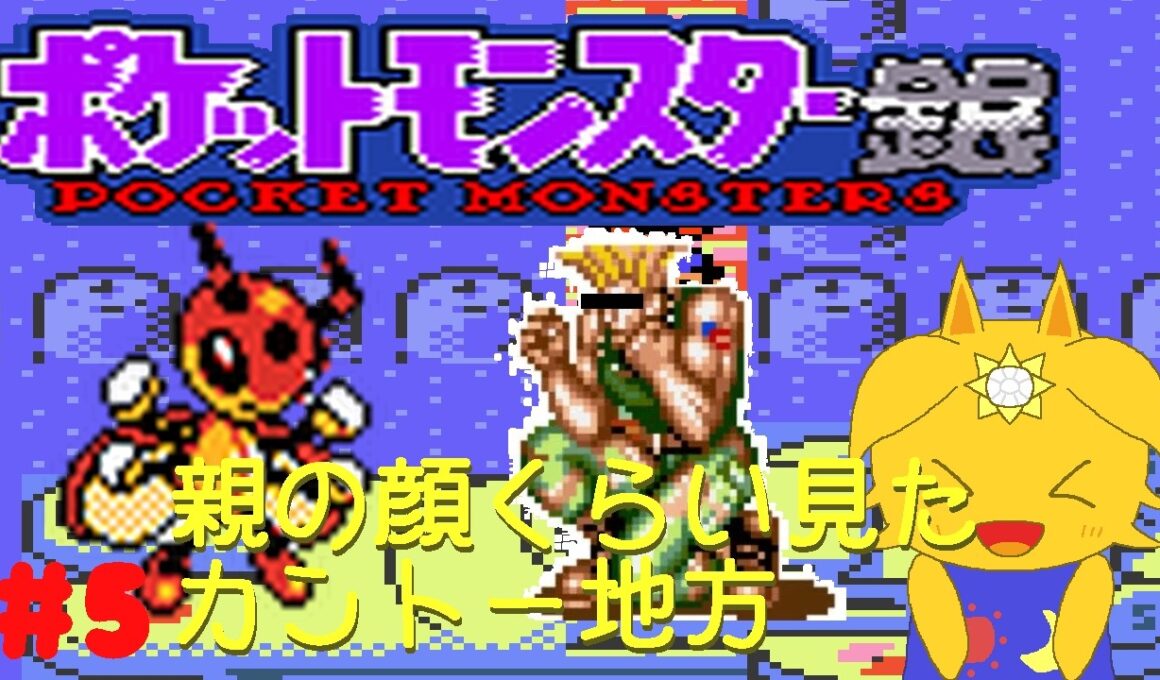 レディアンと輝きたいポケモン銀#5「親の顔くらい見たカントー地方」