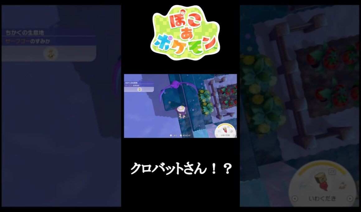 クロバットさん！？【ぽこあポケモン】#Shorts #ゲーム実況 #ポケモン