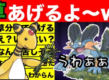 【余計なお世話】草を分け続けるSデンリュウが強すぎて草www