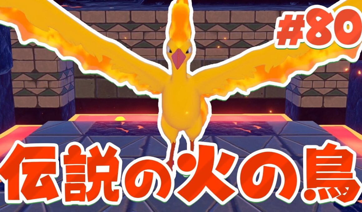 火の伝説の鳥ポケモン！ファイヤーが睨みつける！ part80【ぽこあポケモン】