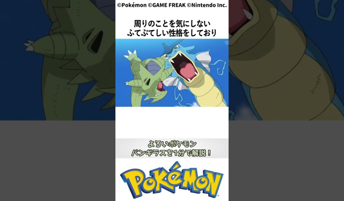 ポケモン 1分でわかるバンギラスに関する雑学・豆知識 Pokemon #ポケモン #pokemon #ポケットモンスター