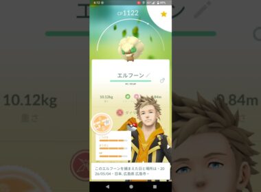 ポケモンGO　ダイマックス　エルフーン