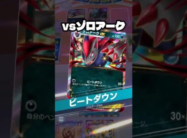 メガタブンネがゾロアークと殴りあう【ポケポケ】