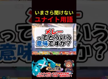 『メレー』って何ですか？【ポケモンユナイト】