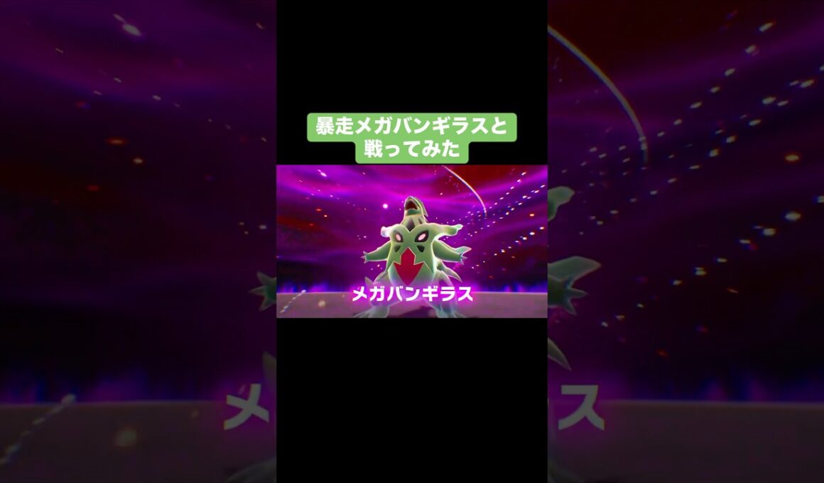 暴走メガバンギラスと戦ってみた【ポケモンZA】