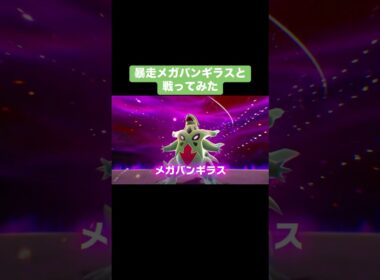 暴走メガバンギラスと戦ってみた【ポケモンZA】