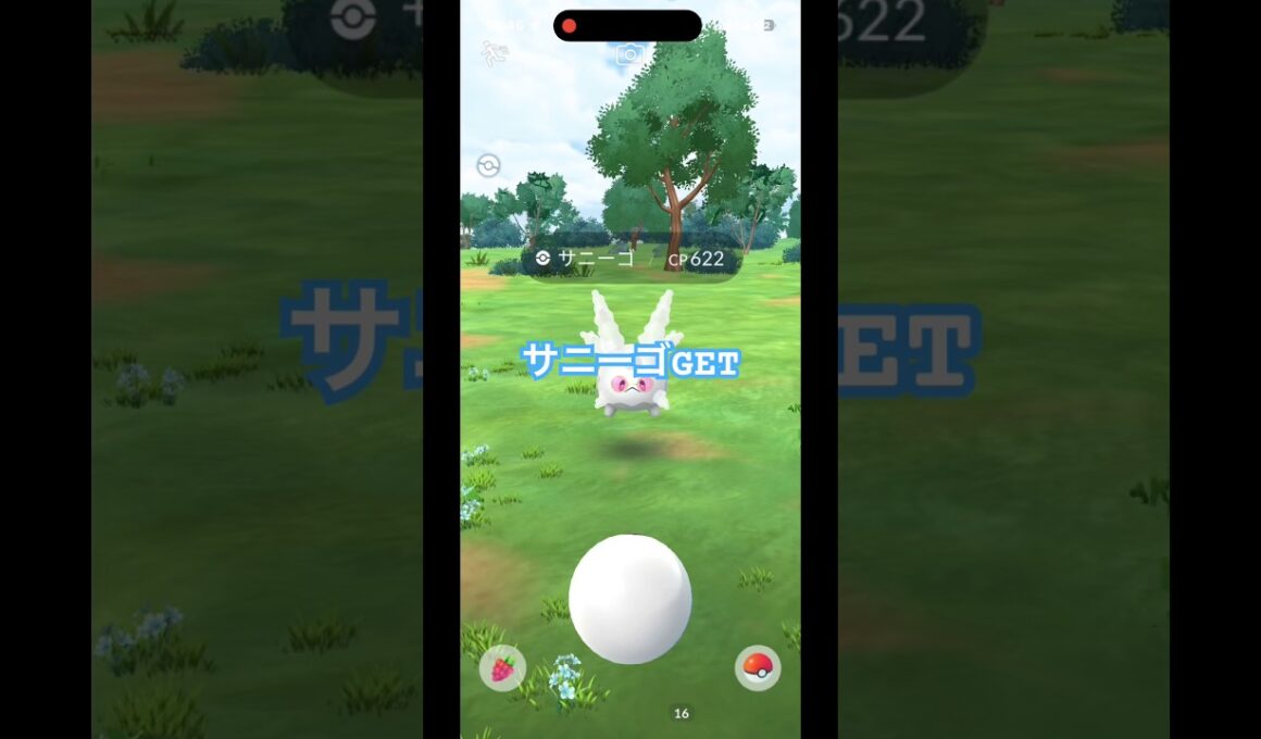 【ポケモンGO】サニーゴGETだぜ！