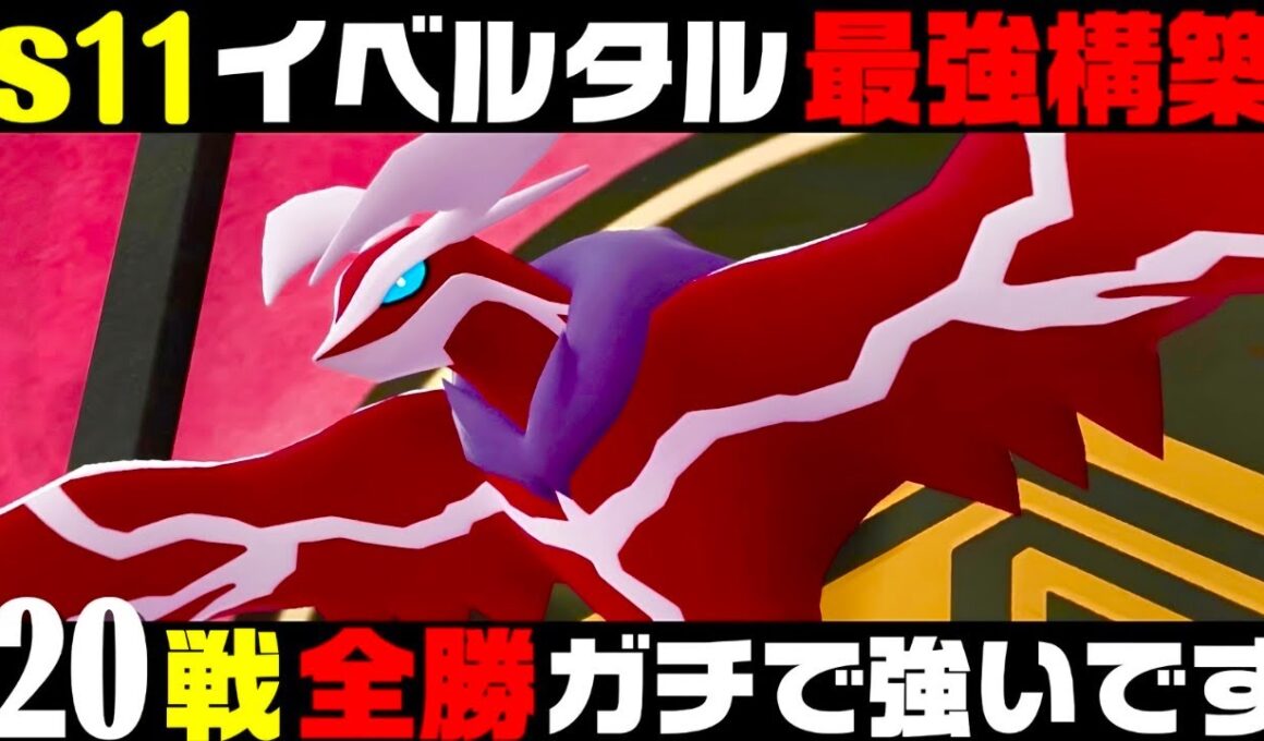 【ポケモンZA】『イベルタル』20連勝おすすめ最強構築！！【M次元ラッシュ】【Pokémon LEGENDS Z-A】【ランクマッチ】【ZAランクマ】【ポケモンレジェンズZA】【ぴ。】