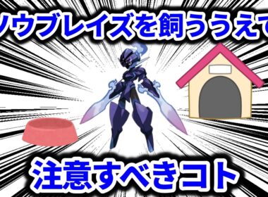 ソウブレイズを飼育するうえで気を付けるべきコト5選！！【ポケモン解説】