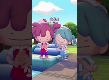 プールで遊んでたら突然リーフィアがきた！！