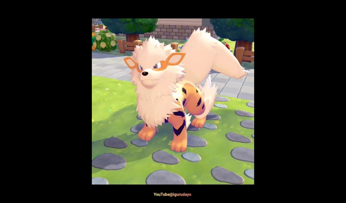 ウインディ🎶🐶 Arcanine  #pokopia  #ぽこあポケモン #ポケモン
