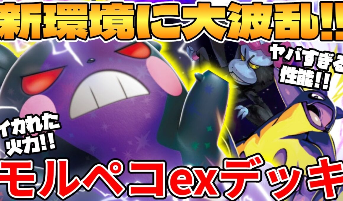 【ポケカ対戦】新環境のモルペコexデッキが最強過ぎる【ポケモンカード】