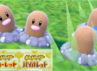 【可愛い】ディグダ６匹に囲まれて癒されピクニック【ポケモンSV】