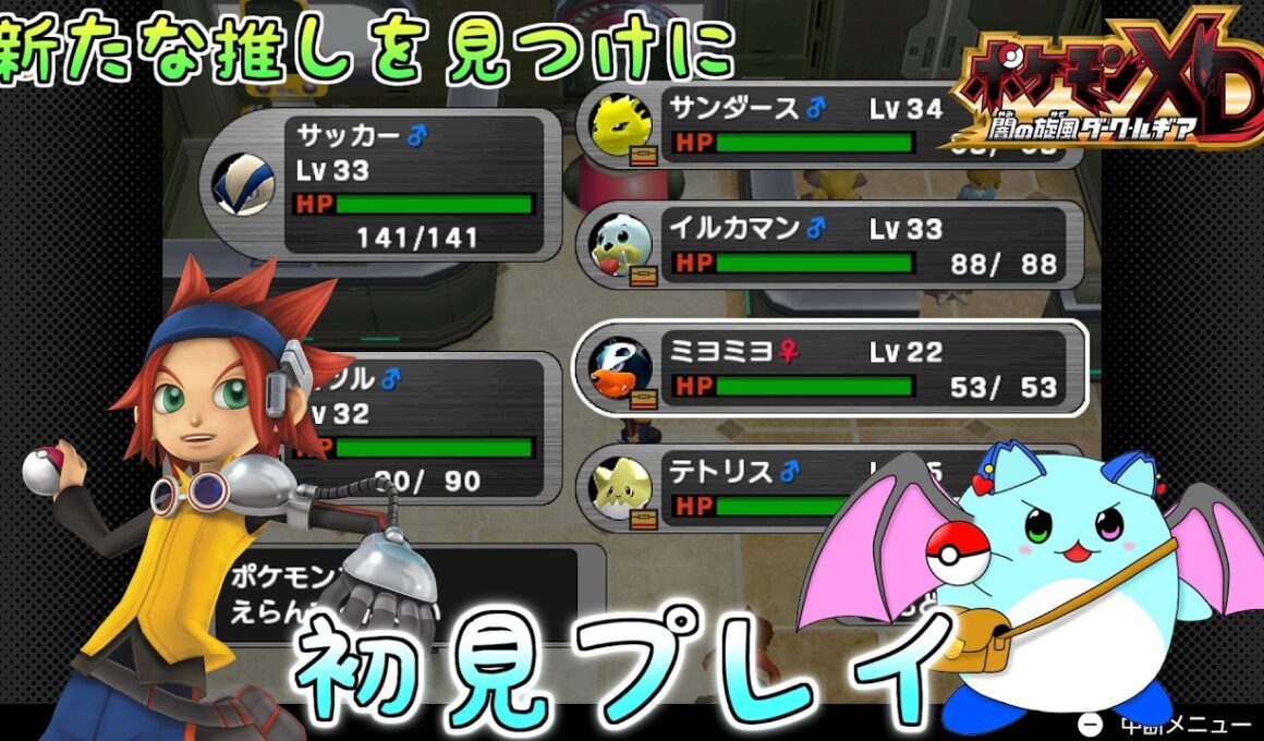 【ポケモンXD】推しがハリテヤマになっちゃいそう【LIVE】