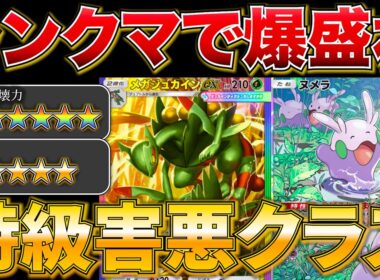 【ポケポケ】”環境デッキをぶち壊す”ランクマで10連勝した新型ジュカインデッキがマジで天才構築すぎw w最強デッキ　新パック　ポケモン　ポケモンカード　ランクマッチ　ポケポケ
