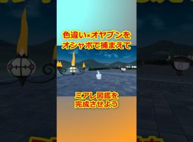 色違いオヤブンをオシャボで捕まえてミアレ図鑑を完成させたい！Part 76 シャンデラ編 #ポケモンza #ポケモン#色違い #シャンデラ