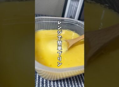 レンチンで完成🍮【タッパープリン】 #簡単レシピ #薬膳レシピ #プリン#レンチンレシピ #簡単スイーツ #簡単料理