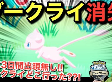 3日連続ダークライ無し後のNMDリサーチ！一体どうなる？【ポケモンスリープ】無課金リサーチ1029/1014日目
