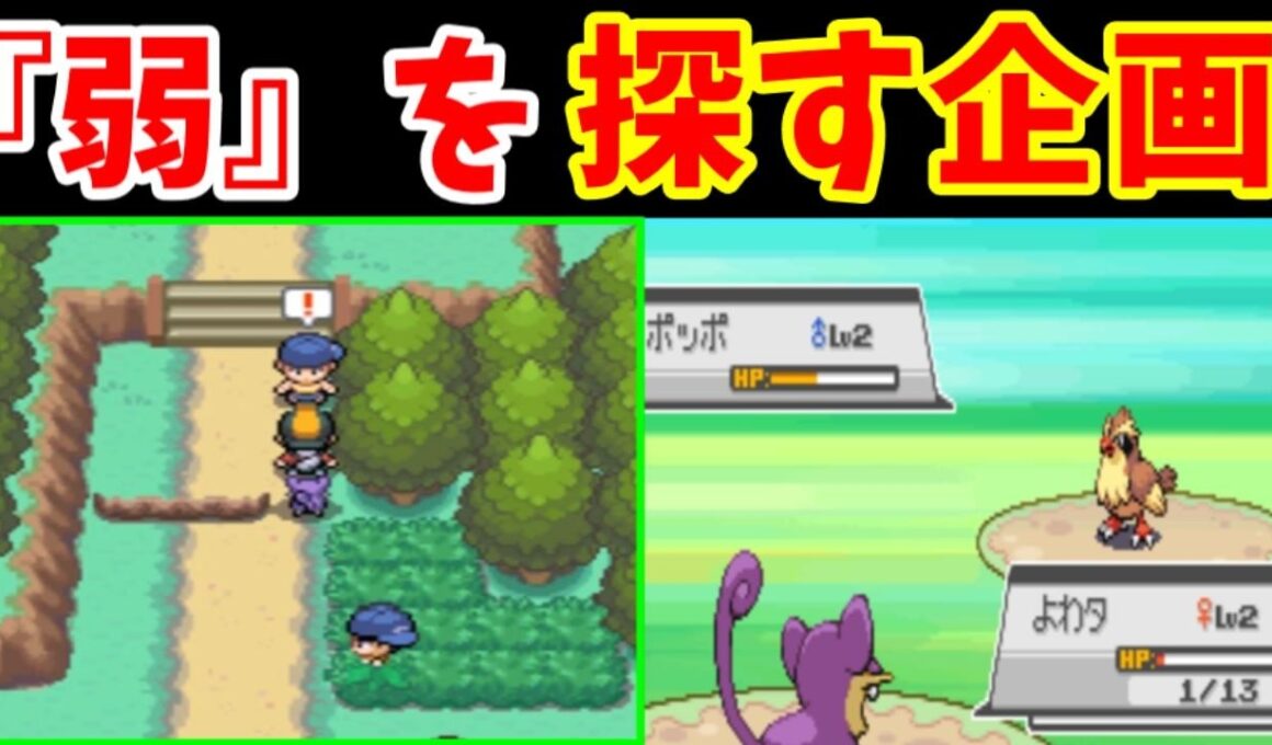 最初のポッポに勝てない野生ポケモンっていない説【ゆっくり実況】【ポケモンHGSS】