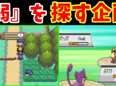 最初のポッポに勝てない野生ポケモンっていない説【ゆっくり実況】【ポケモンHGSS】