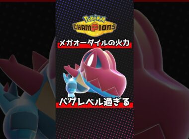 メガオーダイルの火力がバグレベル過ぎる
