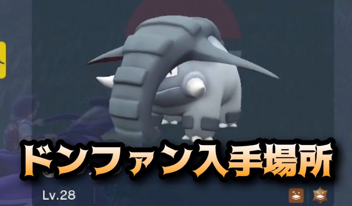 【ポケモンSV】ドンファン入手場所