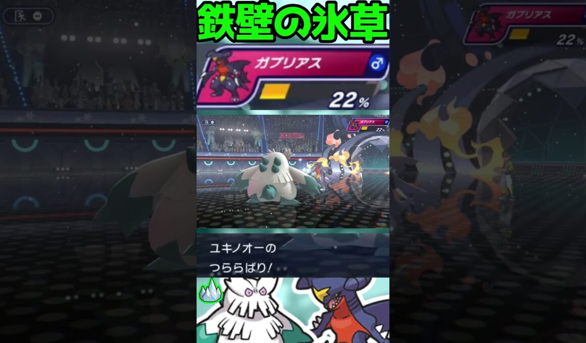 【BCユキノオー】氷って案外硬いよね#shorts #PokémonChampions #ポケチャン