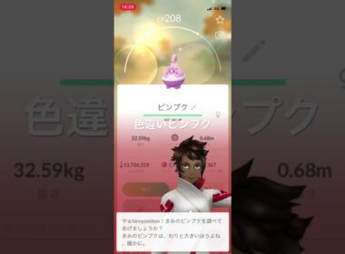 ポケモンGO 5kmタマゴから花柄の色違いピンプク孵化！ #ポケモン #pokémon