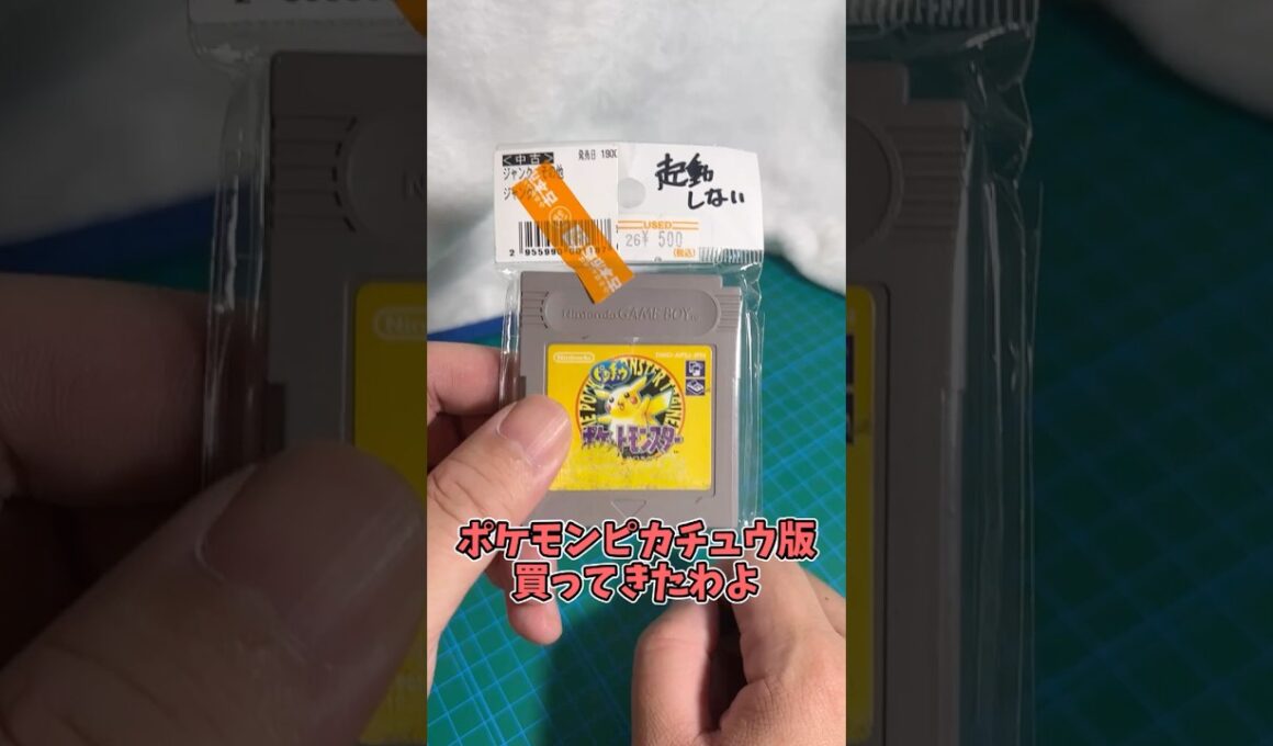 ポケットモンスター ピカチュウ版【500円】#shorts  #ゆっくり  #購入品紹介　#ゆっくり実況 #ポケモン