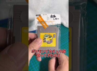 ポケットモンスター ピカチュウ版【500円】#shorts  #ゆっくり  #購入品紹介　#ゆっくり実況 #ポケモン