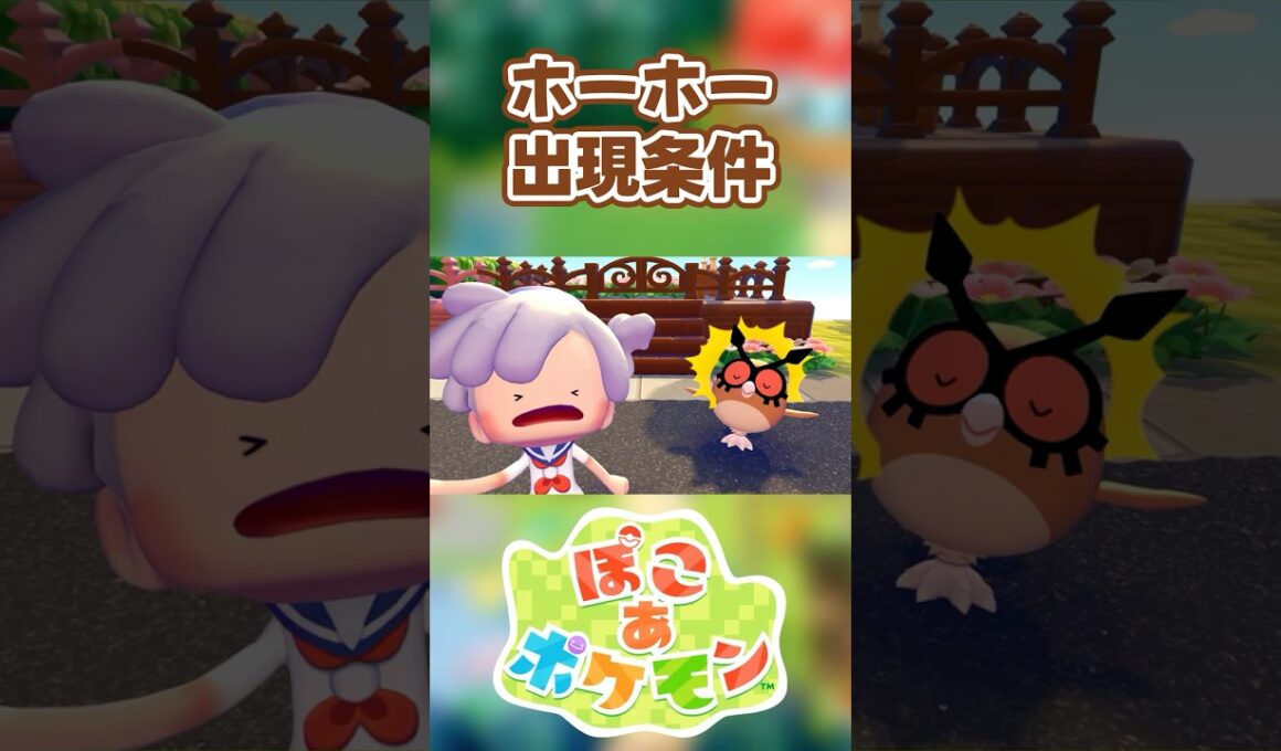 【ぽこあポケモン】ホーホーの出現条件を徹底解説！#shorts