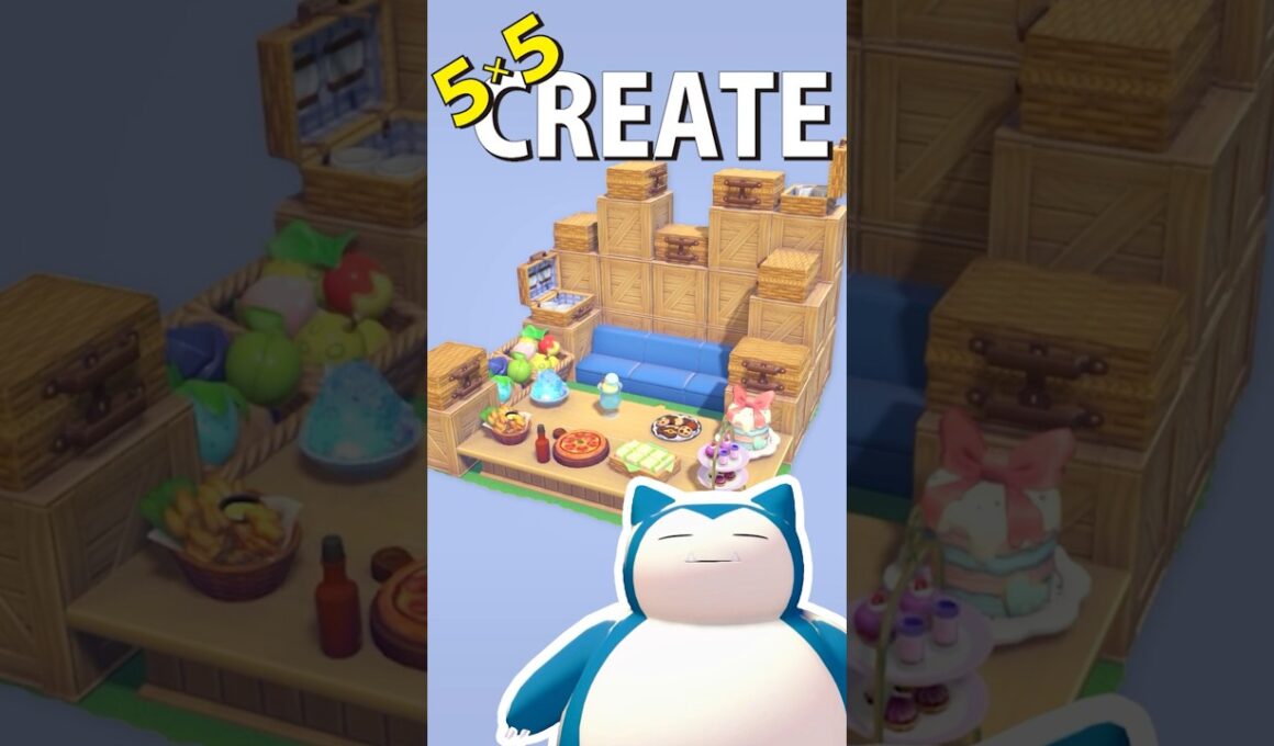 55クリエイト Vol.031-ゴンベ編-【ぽこ あ ポケモン】#ぽこあポケモン #ポケモン #pokopia #55クリエイト #建築 #shorts