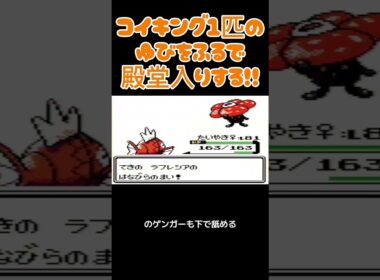 【ポケモン金銀】コイキングのゆびをふるで殿堂入りを目指す。ポケモン1匹縛りプレイ‼コイキング君に決めた‼【縛りプレイ】#ポケモン金銀 #コイキング #ゆびをふる #縛りプレイ #ゲーム実況