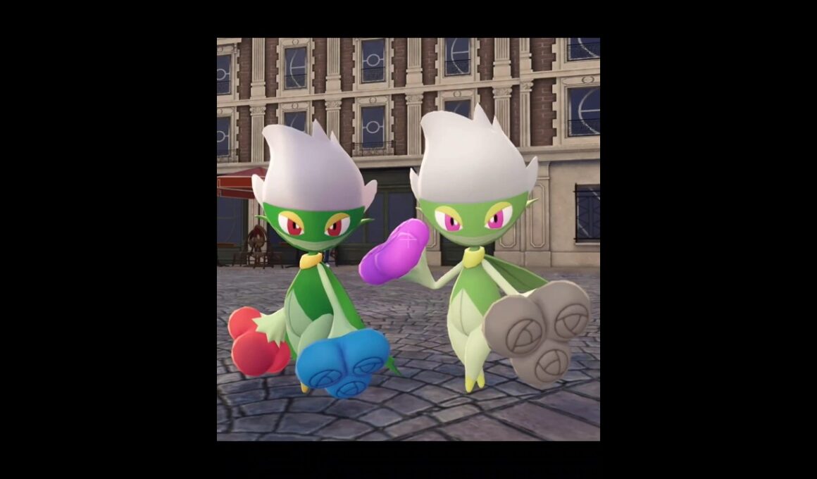 ✨スボミー達の色違い見比べ✨🌹　#ポケモンza #pokemonlegendsza #pokemon