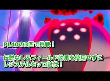 伝説なし＆フィールド効果を使用せずに倒す‼️ダイマックスレジスチルをソロ討伐‼️【ポケモンGO】【星5マックスバトル】　Dynamax Registeel Solo Battle!!
