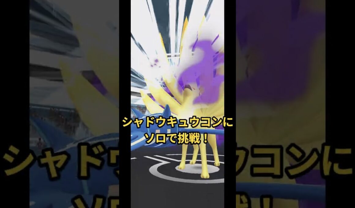 シャドウキュウコンに、ソロで挑戦！