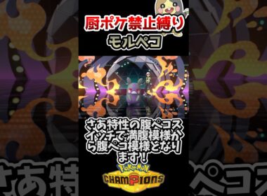 【厨ポケ禁止縛り】使用率140位が5位を破壊‼️モルペコの下剋上‼️ #ポケモン #ポケモンチャンピオンズ #ゆっくり実況 #ポケチャン