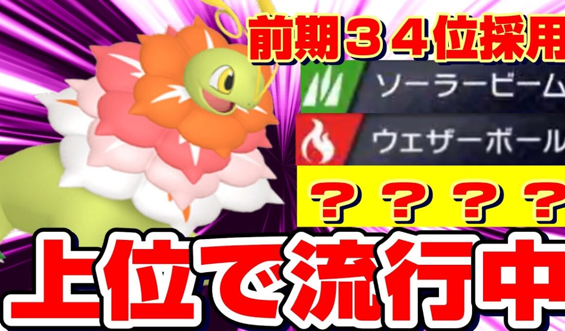 上位で流行中の〇〇〇〇採用メガメガニウムにご用心！【ポケモンチャンピオンズ】
