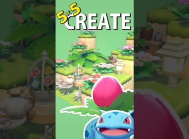 55クリエイト Vol.015-フシギソウ編-【ぽこ あ ポケモン】#ぽこあポケモン #ポケモン #pokopia #55クリエイト #建築 #shorts