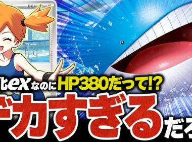 【デカい】普通の1進化exなのに”HP380”はおかしいって！！新弾の『ホエルオーex』がデカすぎてデカすぎた（vsNのゾロアークex・ドラパルトex）【ポケカ/ポケモンカード】【対戦】